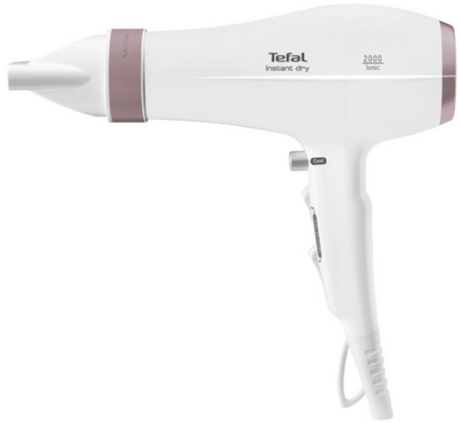 테팔 프리미엄 케어 무빙에어 헤어드라이어 HV6076K0 2200W, 화이트계열(WHITE)