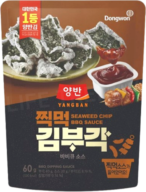 동원 바비큐 소스 찍먹 김부각, 1개, 60g