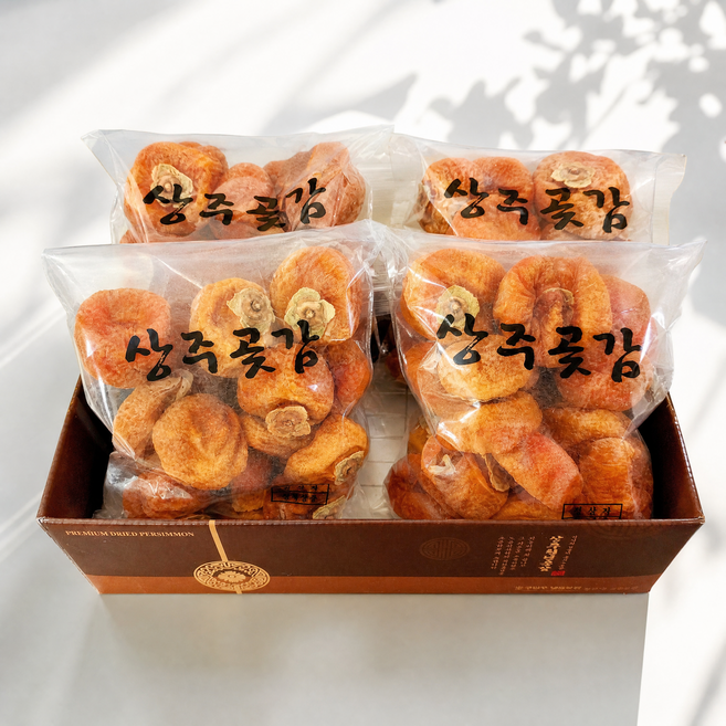 상주천년곶감 꼬마못난이곶감 가정실속형 2kg(35g이하) 50~70개 선물용보자기없음, 1개