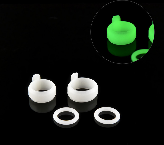 실리콘 줄감기 야광 축광 민물낚시대 민장대 줄감개 민물 바다 1세트, 1개