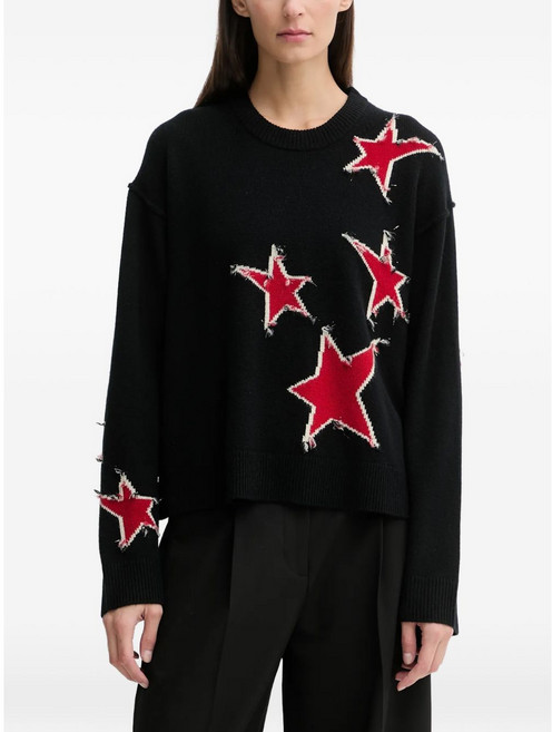 쟈딕앤볼테르 Markuz star-motif sweater