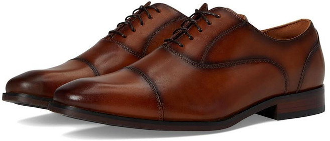 [미국수입정품] 플로쉐임 Florsheim Sorrento Lux 캡 토 발 옥스포드 남성용 옥스포드 코냑. 10.5 와이드 288066