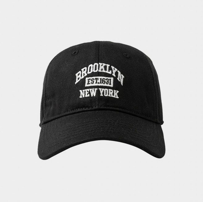 [HYC] 韓國 BROOKLYN NEW YORK 標語 英文 刺繡 復古 老帽