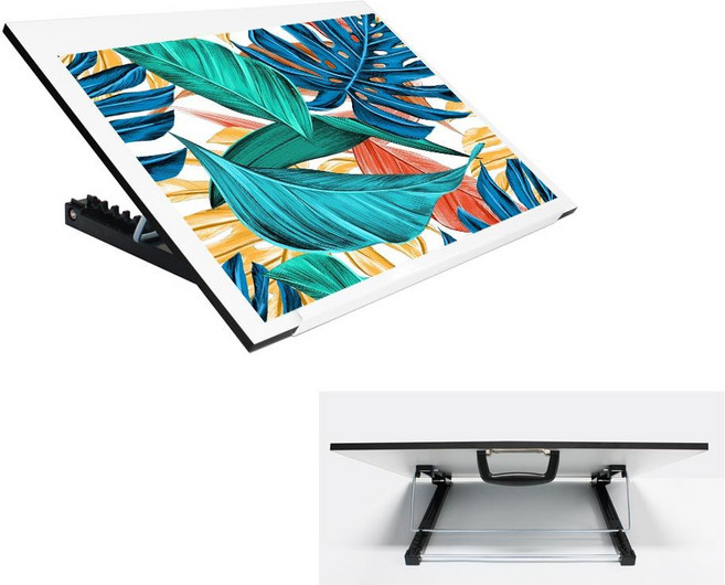 휴대용 책상용 테이블 이젤 드로잉 작업 접이식 sho*362Of, 본상품선택