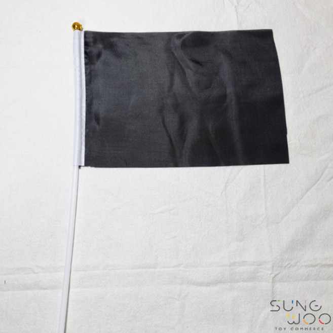 펄럭펄럭컬러깃발(소) (20x14cm) 색상선택, 7. (소)블랙, 1개