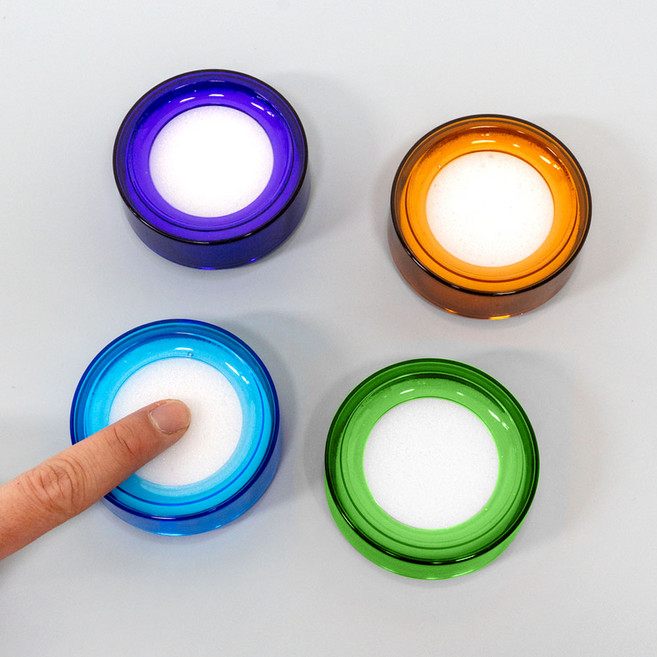 선진문구 스펀지 해면기 물인주, 3개, 색상랜덤