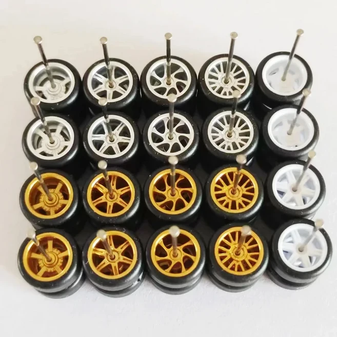 10 세트 11mm/12mm/13mm/14mm 1/64 합금 자동차 바퀴 HW/성냥갑/Domeka 용 고무 타이어 다이 캐스트 모델 S, 03 Y2023 mix set