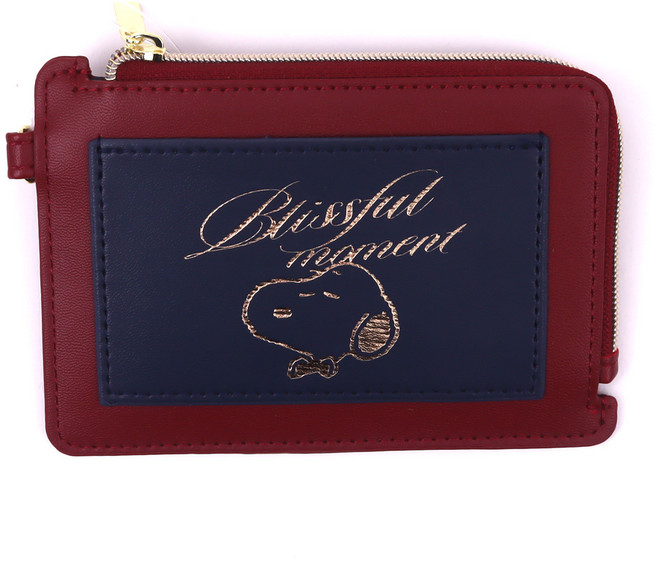 스누피 교통 카드 지갑 케이스 홀더 피넛츠 캐릭터