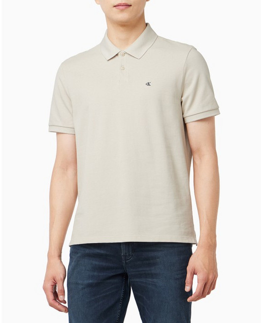 매장정품 캘빈클라인 진남성 CK 폴로 카라 반팔티셔츠 베이지 40EM269 40EM2692JX 1988651