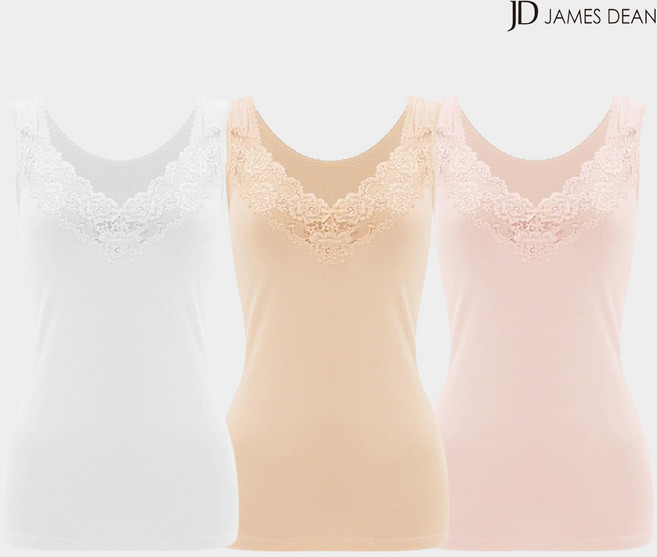 제임스딘 레이스런닝 모달런닝 부드럽고 편안한 민소매나시 1매