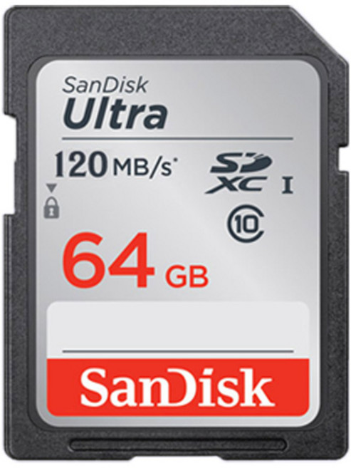 샌디스크 울트라 SD카드 CLASS 10, 64GB, 1개