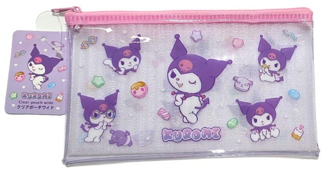 산리오 투명 PVC 파우치 미니파우치 캐릭터 여행용 다용도 파우치