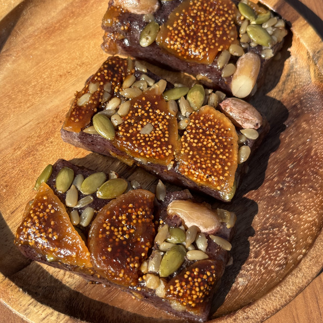 미건빚담 흑미무화과찰떡 흑미영양찰떡 건강간식 개별포장, 2kg, 1박스