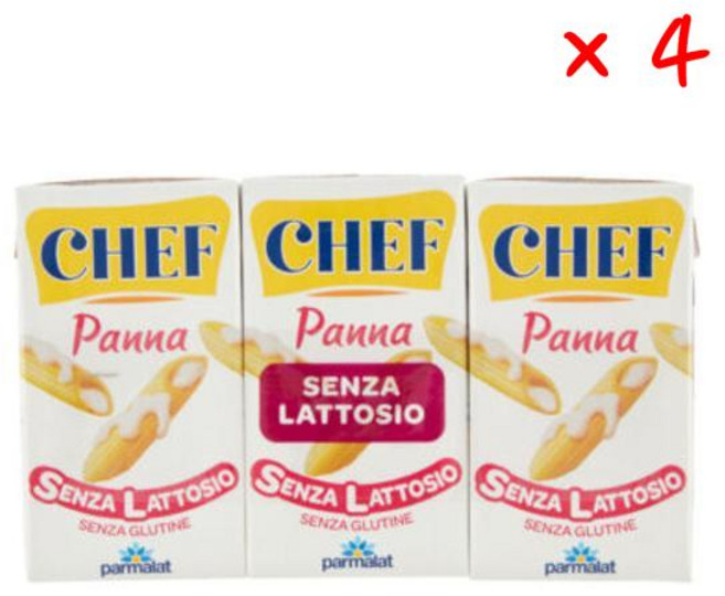 쉐프 크림 락토프리, 4개, 125ml