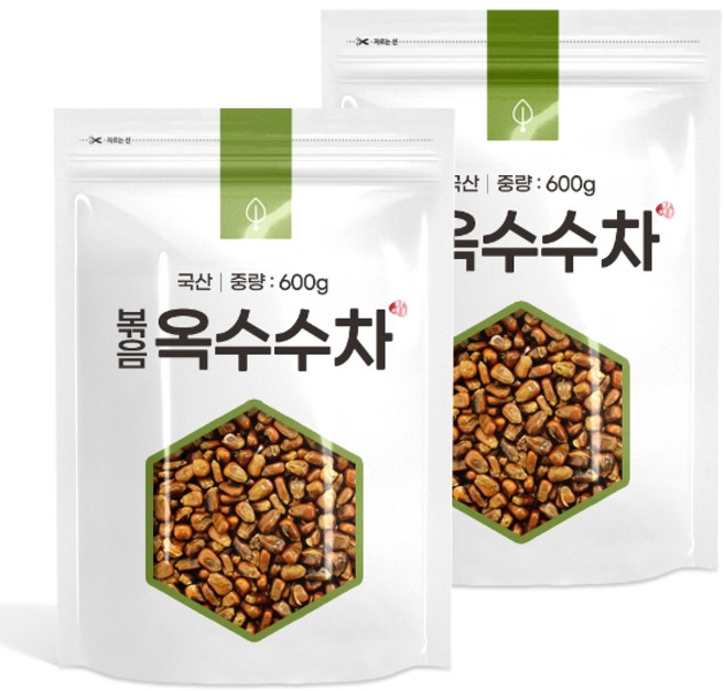 자연초 [자연초] 국산 볶은 옥수수차 600g x 2팩, 1개입, 2개