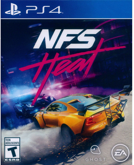 EA PlayStation 4 極速快感：熱焰 Need for Speed Heat 遊戲片, 現貨全新