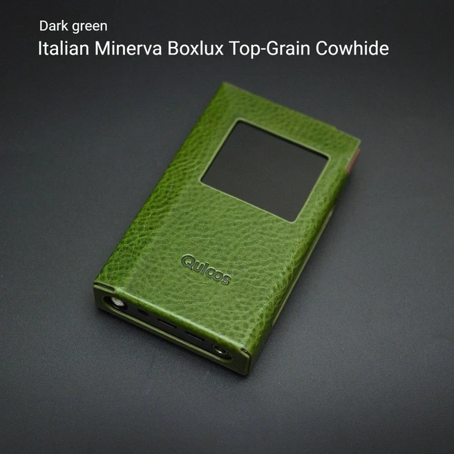 Quloos 수제 보호 케이스 MUB5 휴대용 R2R DAC 앰프 프리미엄 오디오 액세서리, 01 Green