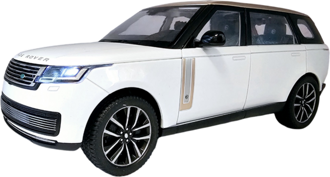 레인지로버 SUV 1:24 다이캐스트 미니카, 화이트, 1개