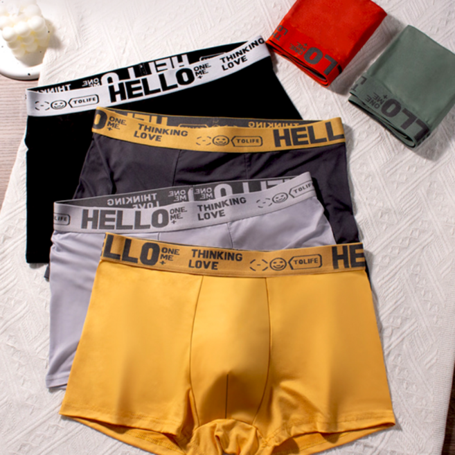 부드러운 남성 드로즈 팬티 속옷 6종 세트