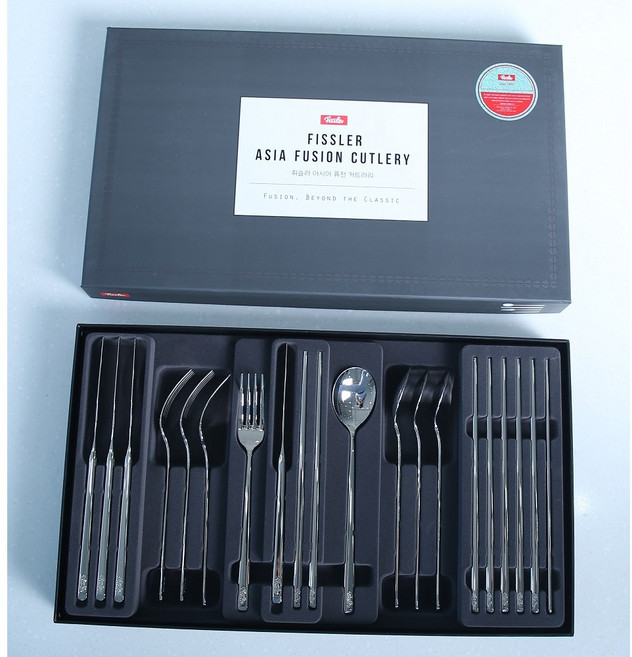 휘슬러 아시아 퓨전 커트러리 4인세트 16p 수저 포크 나이프