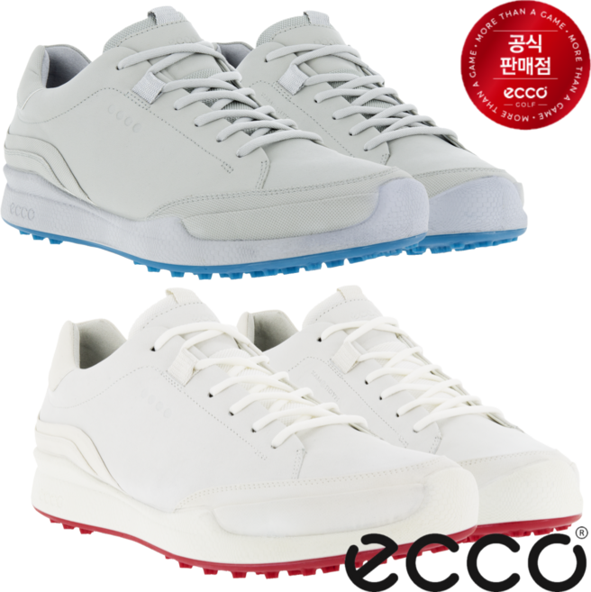 에코남성용 스파이크리스골프화 131664 화이트 그레이 2가지색상 에코코리아정품
