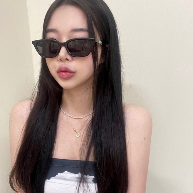 VANANA2 여성 힙한 레트로 섹시 포인트 캣아이 빈티지 선글라스