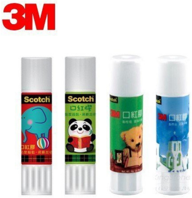 3M Scotch 口紅膠 (8g), 1個, 6508 小熊口紅膠