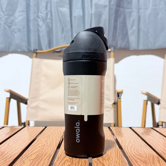 오왈라 owala FreeSip 보온보냉병 480ml(16oz), 480ml, 전흑, 1개