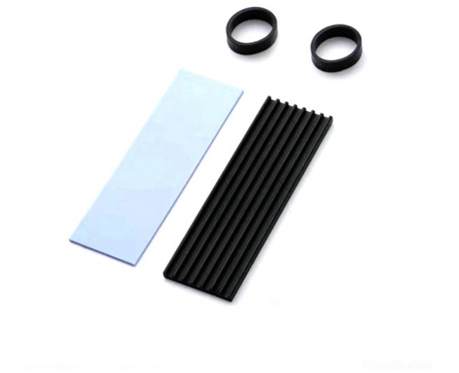 [티테크놀로지] M.2 SSD 방열판 3mm 쿨러 써멀패드 히트싱크 [T-HS30], 1개