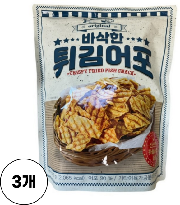 바삭한 튀김어포 400g, 3개