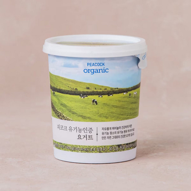 피코크 유기농 요거트 플레인 900g