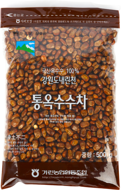 기린농협 내린천 국산 통옥수수차, 1개, 1개입, 500g