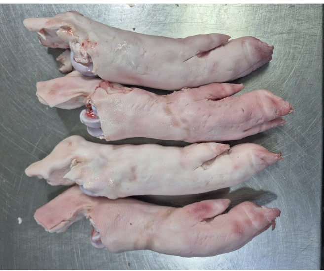 (한마음 미트) 국내산 한돈 손질된 뒷미니족 1벌 (냉동), 2.8kg, 1세트