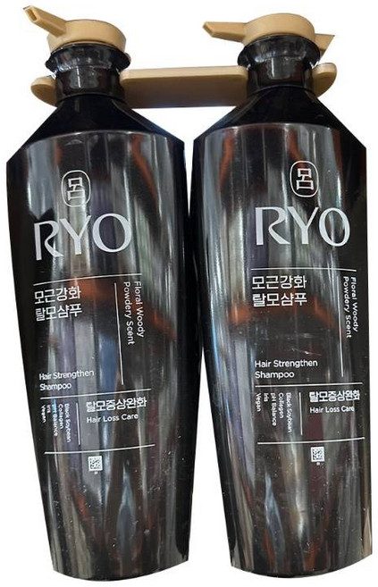 RYO 2 볼륨 & 모근강화 820ML X 2 RYO SHAMPOO 820ML X 2