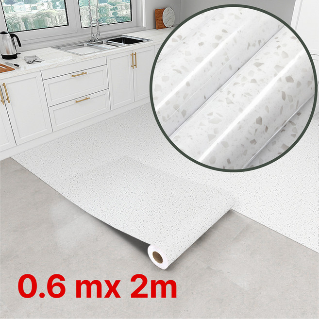 혜신 주방 두터운 다용도장판지 접착식 붙이는 셀프장판, D