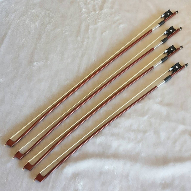 老羊樂器店 巴西紅壇木小提琴弓 初學小提琴專用弓 1/2, 1個, 1/2(不可以!!!!請詳閱!),我已詳閱太長的弓不能,要使用郵局