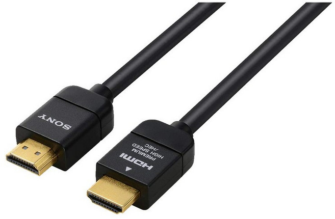 소니 프리미엄 HDMI 케이블 2.0m 하이 스피트 4K 60P4K HDRUltra HD 대응 인증 취득 DLC-HX20, 상품명참조