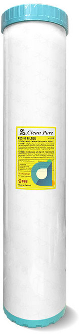 CLEAN PURE 20英吋大胖離子交換樹脂軟水濾心 (SGS認證/全戶過濾), 1個, 濾芯