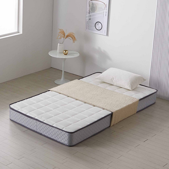 보루네오 호텔형 21cm 타이트탑 본넬매트리스 슈퍼싱글(SS), 실버그레이