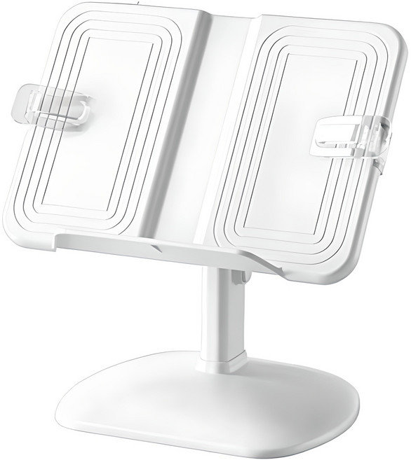 높이 각도 조절 편리한 독서대, 화이트