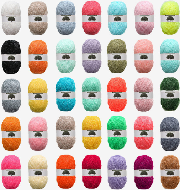 [4.5kg set] 실감는삼촌 만수르 수세미실 90g X 50종 세트(총4500g), 1개, 만수르 50종