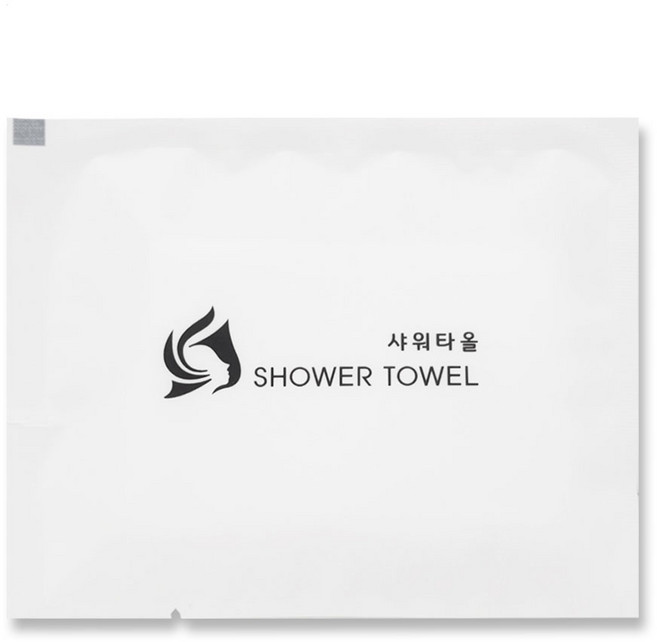 유림 일회용 샤워타올 (사면포장) 100개, 화이트, 100개입, 1개