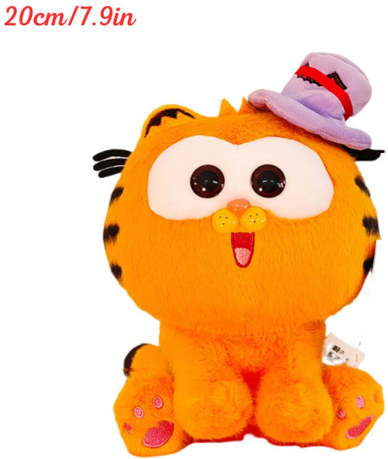 14세이상 가필드 고양이 애니메이션 플러시 귀여운 가족 Odie 박제 Kawaii 만화 인형 선물, U