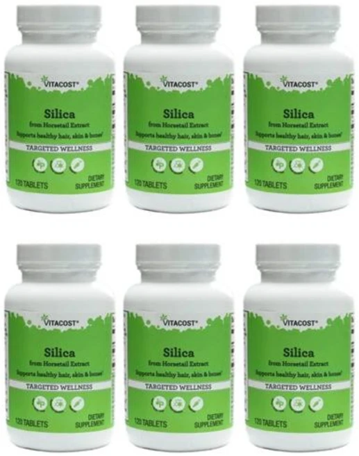 비타코스트 쇠뜨기 추출물 추출 실리카 120정, 6개 - 쿠팡