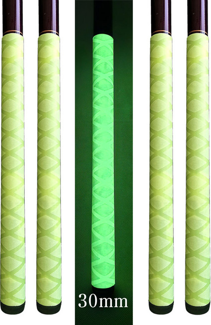 야광 낚시대 그립 수축고무 손잡이 미끄럼방지 열수축튜브 하우잰드, 1개, 1m+30mm(직경)+야광