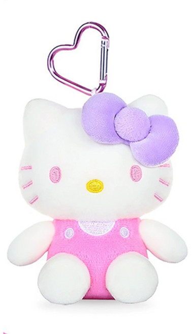 해외 정품 헬로키티 인형 11cm 카라비너 키링 가방고리, 키티C, 1개