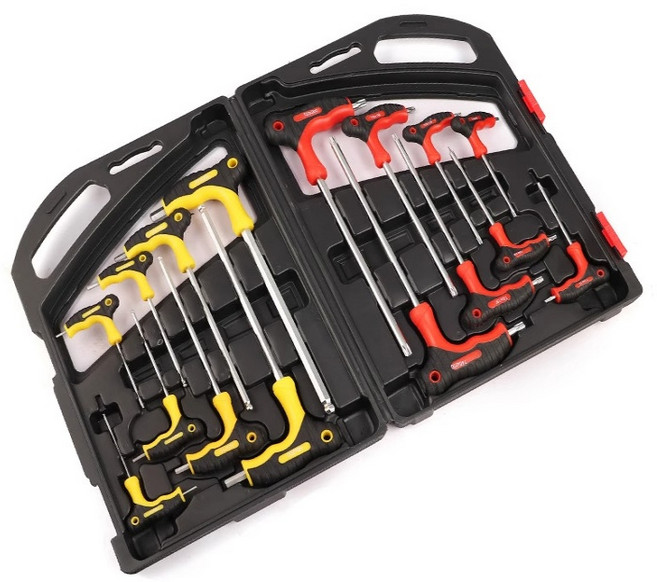 tinduo T형 육각렌치 세트 볼포인트렌치 별렌치, 1세트