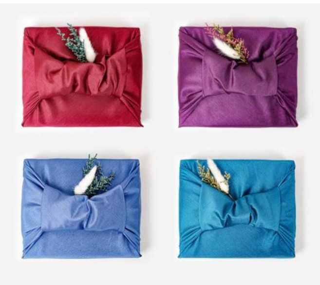 한의사가 추천한 인후단 20환 보자기 세트, 보자기 쇼핑백포함