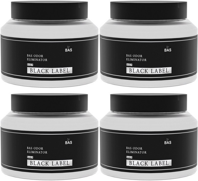 BAS 블랙라벨 베이직플러스 생활 탈취제 본품, 350g, 4개