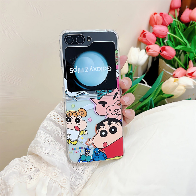 아펙시움 핸드폰케이스 갤럭시 z플립4 z플립5 z플립6 z플립7 맥세이프 낙상 방지 휴대폰케이스 보이 프로필 사진